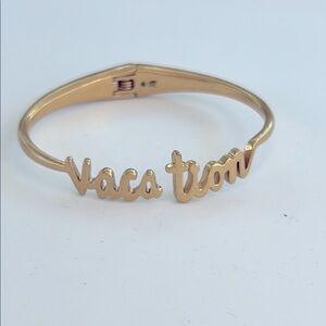 Madewell Gold 'Vacation' Hinge Cuff Bracelet